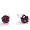 .25ct Garnet Gem Stone Round Silver Studs Image #1