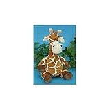 Plush Sitting Potbelly Giraffe 7"