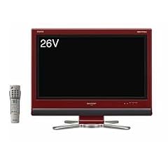 SHARP AQUOS 26V型 地上・BS・110度CSデジタルハイビジョン液晶テレビ LC-26D30-R レッド