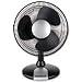 Honeywell Oscillating Desk Fan with Tilt 3-Speed (Black/Silver)