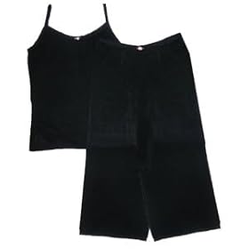 Esme Women's Black Cami Loungewear Lounge Set - Wear It, Live in It!