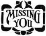Missing You Sweet Greeting Milk Chocolate Card by Exquisite Fine Candy & Gifts
