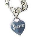 Los Angeles Lakers Heart Tag Bracelet NBA Basketball Fan Shop Sports Team Merchandise