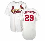 Chris Carpenter St. Louis Cardinals Authentic Home Jersey, With #29 from Majestic Athletic