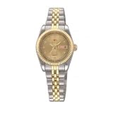 Orient Ladies 2 Tone Diamond Index Self Winding Automatic Watch #BNQ1Y002C by Orient