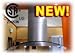 Euro-Kitchen SPAGNA VETRO 36-inch Island-Mounted Stainless Steel Glass Range Hood - SV168D-I36