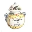 Dollhouse Miniature Hand Painted Large Soup Pot with Lid