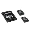 Kingston SDC/2GB-2P1A 2GB MicroSD Flash Card - Twin Pack One Adapter, 2 Piece (Black)