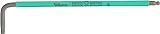Wera Hexagon 950 SPKL L-key, BlackLaser, Ballpoint Hex Key 2mm x 101mm L-key (Pack of 10) by Wera