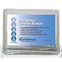 Dynarex emergency rescue blanket, silver foil, 52 X 84 inches - 1 ea