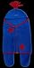 Cozyosko Cocoon Wrap - Navy with Red Stars - 6 - 12 Months