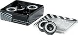 Element Black & White Skateboard Bearings Set