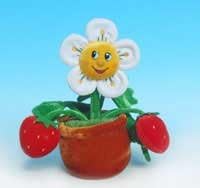 Soft Russian Music Flower with Strawberries