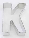Review Eddingtons  / Alphabet Cookie Cutter Letter K 3