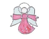 Review Gallery Art Glass  / Gallery Art Glass Mini Angel-Pink - 3 Pack