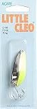 ACME Little Cleo Spoons Size: C-100 (1/3 oz); Color: Nickel/Chart. Stripe (NCS)