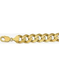 14mm Concave Curb Chain 16"