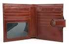 Bosca Ladies 10 Pocket Wallet Cognac