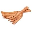 Berard French Olive Wood Wide Design Spaghetti or Salad Server Set
