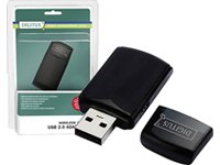 DIGITUS WLAN Adapter USB2.0 Stick IEEE802.11n 300MBit IEEE802.11g/b kompatibel schwarz Tiny Blister