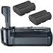 Adorama Vertical Grip for Canon Digital 20D/30D with 2 BP-511 Type Lithium-Ion Batteries
