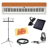 On sale  top digital pianos Yamaha  Yamaha P155S Digital Piano with Cherry Top-Board Bundle with Sustain Pedal, Headphones, Music Stand, MIDI Cable, and Dust Cloth - Silver