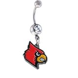 Louisville Cardinals Sexy Belly Navel Ring