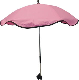 PINK UNIVERSAL CLAMP BUGGY / PRAM PARASOL