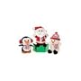 7 3 Asst. Sitting Christmas Pals W/Red/Wht Scarf Case Pack 24 401753