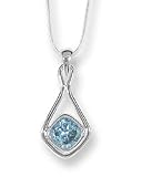Boma Large Light Blue Topaz Necklace