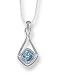 Boma Large Light Blue Topaz Necklace