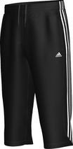 Adidas Herren 3/4 Hose Ess 3 Stripes, black/white, S, X20060