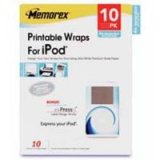 Memorex Printable iPod 4G Wraps (10-Pack)