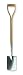 Brook & Hunter 11010DY Premium Digging Spade with a Handcrafted Red Oak Handle and a Stainless Steel Alloy Polished Blade, 44.5-Inches Long