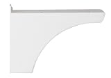 Architectural Mailboxes Oasis Jr. Mailbox Side Support Arm, White - B0007GGTDE