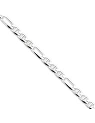 Sterling Silver 5.5mm Figaro Anchor Chain QAF150-8"