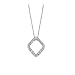 10K White Gold Diamond Pendant