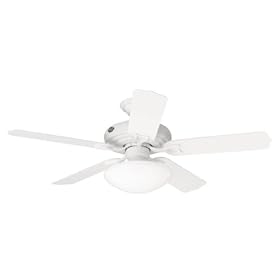 Hunter Beaufort 52-Inch Five-White Plastic-Blades-Ceiling Fan, White # 23696 by Hunter Fan Company
