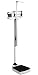 Physicians Mechanical balance beam scale w/height rod and wheels - KG ONLY