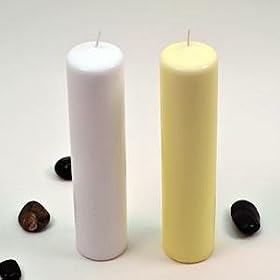 2" X 9" Pillar Candles (Bulk 12 Pcs) White