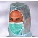 Features of the Boundary Surgeon Hood: Made from lightweight polypropylene. Hood ties in back of head. Latex-free.