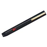 Quartet Products - Class 2 Pocket Laser Pointer, 150 Yard Range, 5-7/8Long, BK - Sold as 1 EA - High quality laser pointer projects a brilliant red beam that is ideal for both bright and darkened areas. Design features a high-impact plastic casing. Laser pointer includes two AAA batteries.