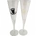 Wedding Day Gift Bride/Groom Hat/Tiara Pair of White Wine