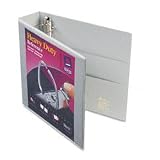 Avery 79402 - Nonstick Heavy-Duty EZD Reference View Binder, 2 Capacity, Gray-AVE79402