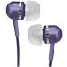 Coby CVEM77PUR High-Performance Isolation Stereo Earphones (Purple)