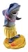 Miniature Dashboard Hula Doll - Shark w/ Sunglasses