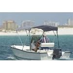 SafeGuard Premium Bimini Top 3 Bow with all Hardware 6'x46'x79'-84' - Grey by