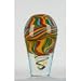 Murano Glass Vase Colorful 100% Hand Blown Art X1653