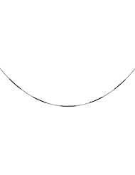 Silver Rhodium Black Finish 2.4mm wide Shiny Diamond
