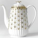 Spode Fleur de Lys Gold Coffee Pot